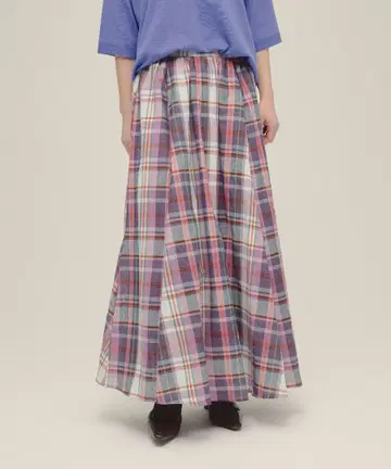 [ eL ] Made In India Madras Check Skirt