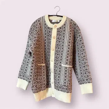 Jacob's 가디건 기하학 패턴 남성용 L 사이즈