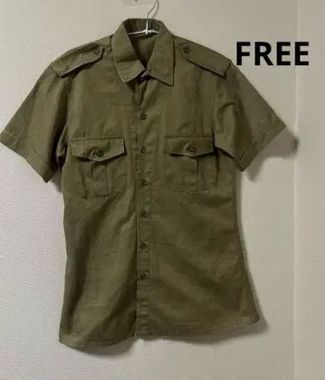 카키 반팔 밀리터리 셔츠 할인합니다