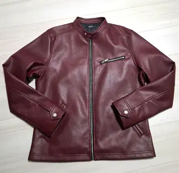 새상품급 SUREVE 버건디 싱글 라이더 자켓