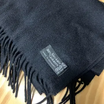 100% 캐시미어 블랙 머플러 독일제