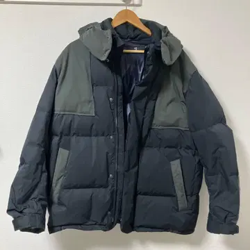 유니클로+J 다운 오버사이즈 후드티 XL