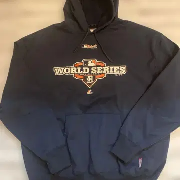MLB 디트로이트 타이거즈 후드티 마제스틱 네이비 사이즈 표기 XL