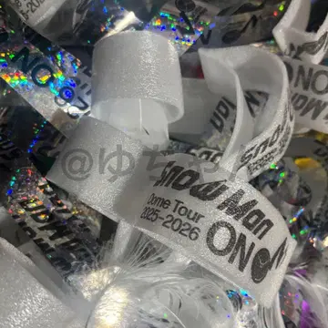 SnowMan 라이브 ON 낙하물 음표 은색 테이프 [ 1+1 ]