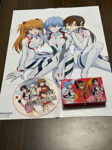 에반게리온 B2 포스터 & 부채 & 캔 케이스 세트