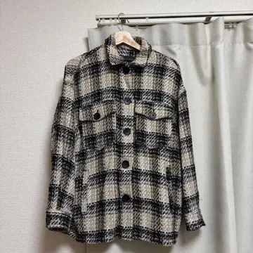 zara 트위드 원단 자켓 아우터