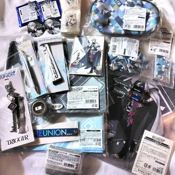 아이나나 야오토메 가쿠 캔뱃지 키링 타월 굿즈 세트