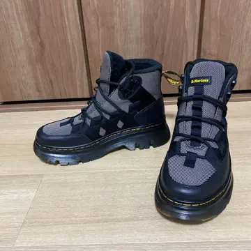 미사용 새상품 박스 포함 Martens 하이컷 부츠 블랙/그레이