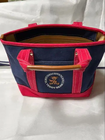 Teddy Bears 토트백 네이비/레드