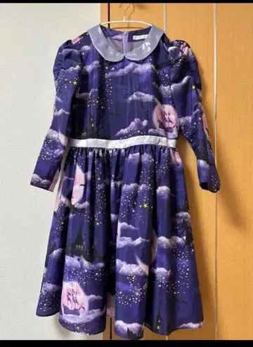 MILK 밀크 문 쉐도우 드레스 원피스 퍼플 보라색