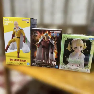 반다이 피규어 세가 피규어 3점 모음