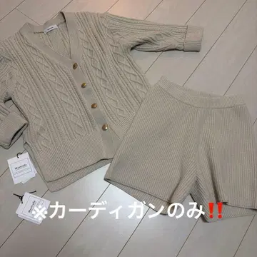 마이 스트라다 Mystrada 케이블 짜임 가디건