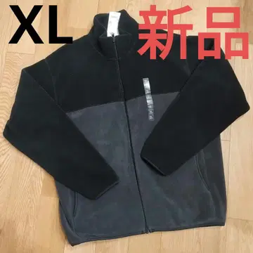 플리스 자켓 유니클로 다크 그레이 XL 택 포함 새상품