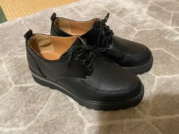 WYM LIDNM 블랙 가죽 드레스 슈즈