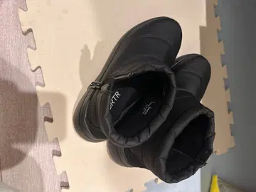 블랙 발수, 방한 숏부츠 지퍼 포함