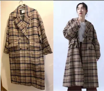 새상품급 HARE 더블 체스터 BIG 코트 M 사이즈 (오버 사이즈)