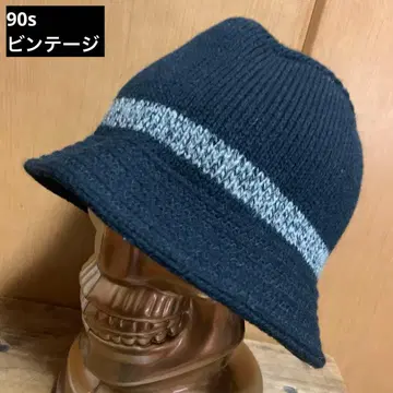 레어 90s 빈티지 BRONER USA제 니트 버킷 모자