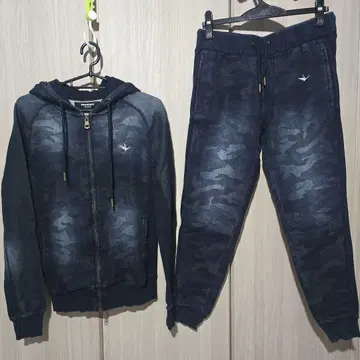 1PIU1UGUALE3 RELAX 데님풍 카모플라주 셋업 S 사이즈