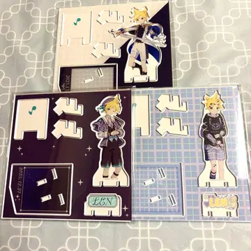 하피콜 카가미네 렌 아크릴 스탠드 A B C