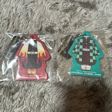 귀멸의 칼날 카마도 탄지로 렌고쿠 쿄쥬로 겉옷 usj 가죽 키링