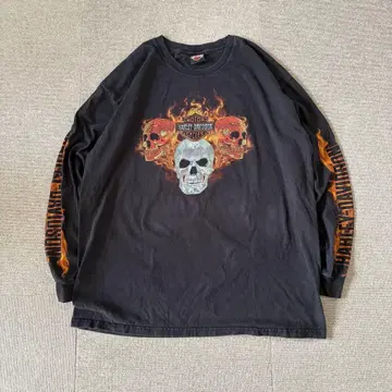 00s 할리데이비슨 롱T 프레임 스컬