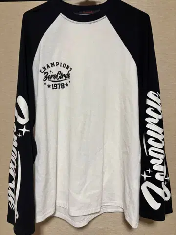 Zerocircle 챔피온 디자인 긴팔 티셔츠