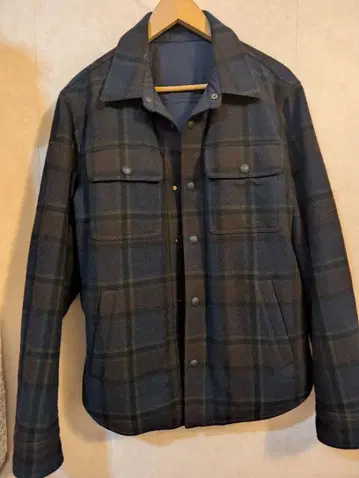 체크 무늬 자켓 M 사이즈