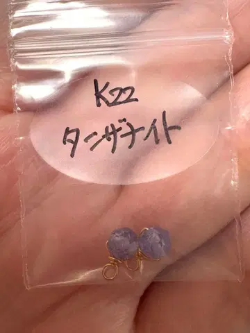 BONANZA 탄자나이트 k22 귀걸이 참