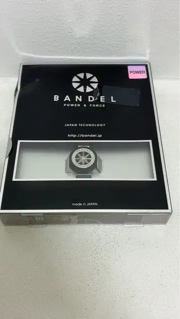 BANDEL 메탈 목걸이 블랙 x 실버 사이즈 40cm