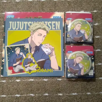 주술회전 SEGA 럭키 쿠지 캔뱃지, 스티커 세트 나나미 켄토