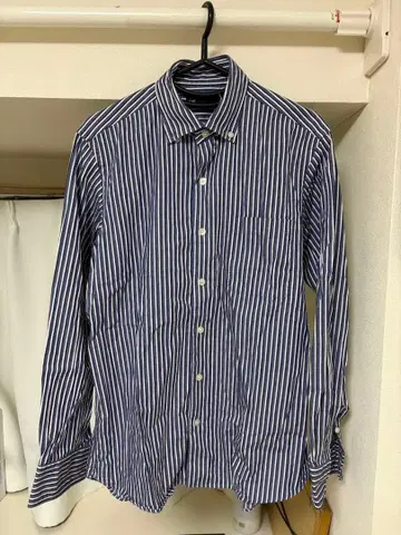 23구 스트라이프 긴팔 셔츠 46