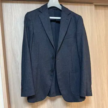 Belvest 테일러드 자켓 다크 그레이