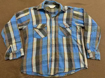 FROSTPROOF 체크 플란넬 셔츠 USA제 M 상당