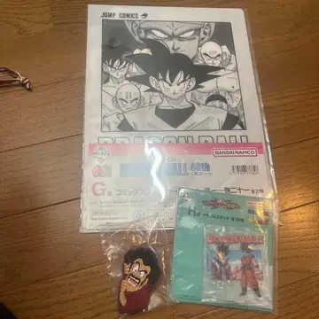 드래곤볼 40주년 기념 제일복권 세트 클리어 파일 아크릴 스탠드