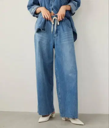 BARNYARDSTORM 드로스트 와이드 컷 데님 2