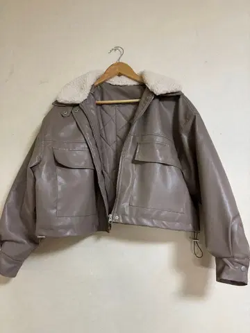 GORGE 아우터 블루종 가죽 보아