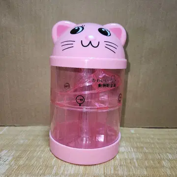 고양이 귀 디자인 저금통 핑크