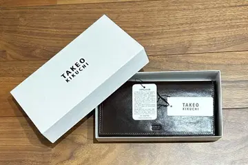 다케오 키쿠치 장지갑 미사용 새상품 박스 포함 브라운 20,900엔-