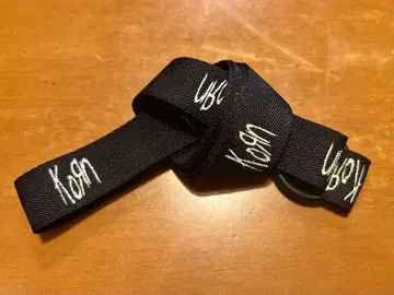 Korn 로고 블랙 스트랩