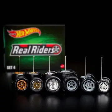 Hot Wheels Real Riders Set 4