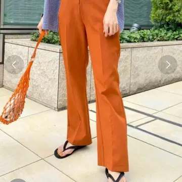 WHO'S WHO gallery 플레어 프레스 슬랙스