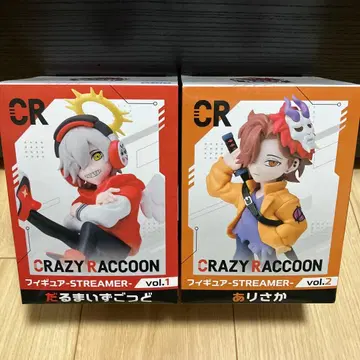 CRAZY RACCOON 피규어 세트 달마이즈갓 & 아리사카