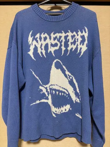 WASTED PARIS 샤크 디자인 스웨터 L 사이즈