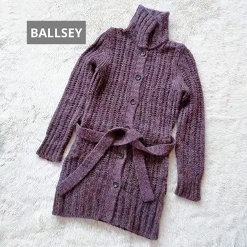 BALLSEY 투모로우랜드 모헤어 혼방 롱 가디건 새상품급