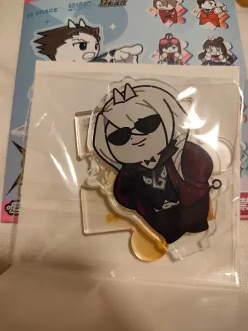 역전재판 중국 리본 고양이 콜라보 아크릴 스탠드 카루마 메구무