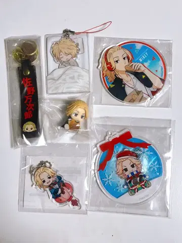 도쿄 리벤저스 마이키 사노 만지로 캐릭터 굿즈 6점 세트