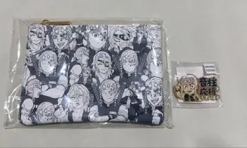 귀멸의 칼날 기둥 카페 우즈이 텐겐 멍한 얼굴 파우치 응원 핀 배지