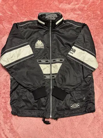 Kappa 흑백 스트라이프 자켓 아우터 방한복