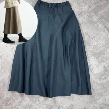 unfil superfine merino smooth knit 스커트
