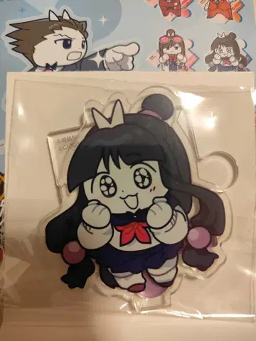 역전재판 중국 넥타이 맨 고양이 콜라보 아크릴 스탠드 아야사토 마요이